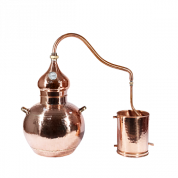 Аламбик CopperCrafts "Люкс" 35 литров, классический, паянный, два резьбовых соединения, уценка  фото